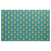 waterverf ananastekening stof (Fat Quarter)