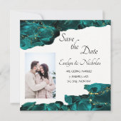 Waterverf Anastasia Bruiloft Save the Date (Voorkant)