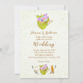 Waterverf Anatomische Harten Mexicaanse bruiloft Kaart (Voorkant)