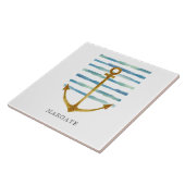 Waterverf ANCHOR Coastal Beach MARGATE Tegeltje (Zijkant)