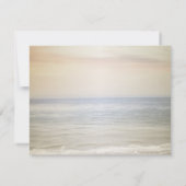 Waterverf Anchor Flowers Rehearsal Dinner Kaart (Achterkant)