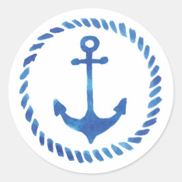 Waterverf Anchor Sticker