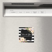 Waterverf Anemone Blooms Bedankt Magnet (Insitu (Vaatwasser))
