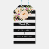 Waterverf Anemone Blooms Gift Label Cadeaulabel (Voorkant)