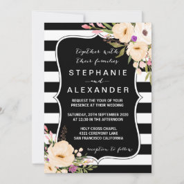 Waterverf Anemone Blooms Weddenschap Kaart