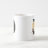 Waterverf Anemone Botanicals Letter D Monogram Koffiemok (Center)