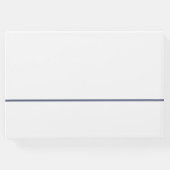 Waterverf Anemone Flower Wedding Gastenboek (Achterkant)