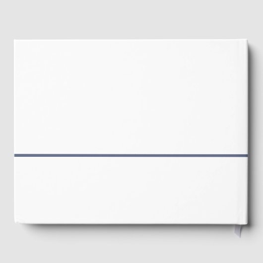 Waterverf Anemone Flower Wedding Gastenboek (Achterkant)