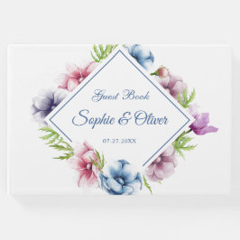 Waterverf Anemone Flower Wedding Gastenboek