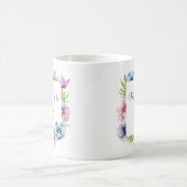 Waterverf Anemone Flower Wedding Koffiemok (Center)