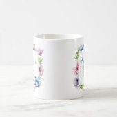 Waterverf Anemone Flower Wedding Koffiemok (Center)