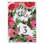 Waterverf Anemone Wedding Kaart (Voorkant)