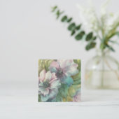 Waterverf Anemonen Floral Briefkaart (Staand voorkant)