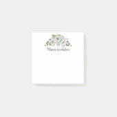Waterverf Anemones Blue Flowers Whimsical Post-it® Notes (Voorkant)