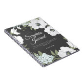 Waterverf Anemones Personalized Scriptjournaal Notitieboek (Rechterzijde)