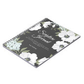 Waterverf Anemones Personalized Scriptjournaal Notitieboek (Linkerzijde)