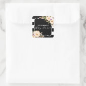 Waterverf Anemoon Bloeit Baby shower Stickers (Tas)