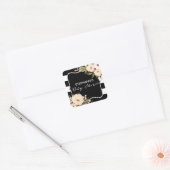 Waterverf Anemoon Bloeit Baby shower Stickers (Envelop)