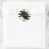 Waterverf Anemoon Bloeit Dank u Sticker (Tas)
