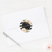 Waterverf Anemoon Bloeit Dank u Sticker (Envelop)