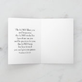 Waterverf Angel Briefkaart: Schrift-geïnspireerd B Kaart (Binnen)