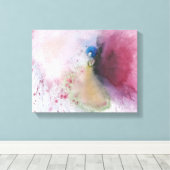 Waterverf Angel Canvas Afdruk (Insitu (Houten vloer))