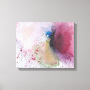 Waterverf Angel Canvas Afdruk