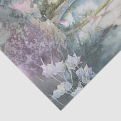 Waterverf Angel in de tuin Tissuepapier (Detail)