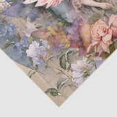 Waterverf Angel in de tuin Tissuepapier (Detail)