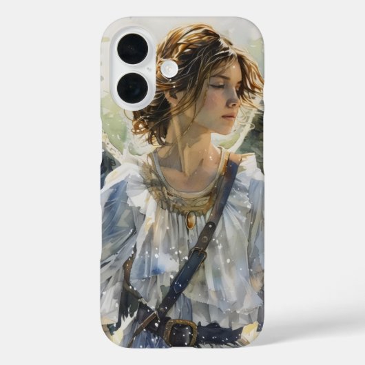 Waterverf Angel Meisje Case-Mate iPhone Case (Achterkant)
