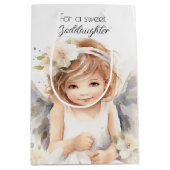 Waterverf Angel Verjaardag voor peetdochter Medium Cadeauzakje (Voorkant)