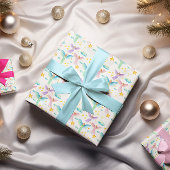 Waterverf Angels Kerstcadeau inpakpapier