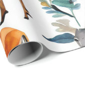 Waterverf Animal Kingdom Collage Cadeaupapier (Rol Hoek)