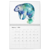 Waterverf Animal Wonders, op maat Kalender (Feb 2026)
