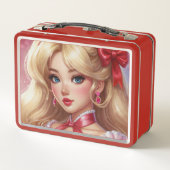 Waterverf Anime Metal Lunchbox (Achterkant)