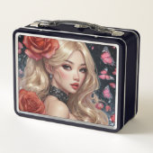 Waterverf Anime Metal Lunchbox (Achterkant)