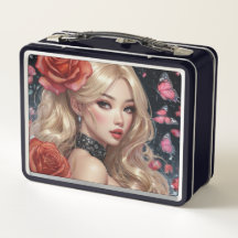 Waterverf Anime Metal Lunchbox
