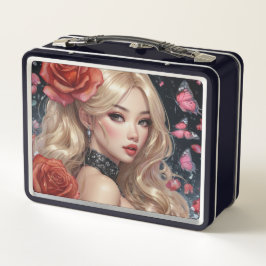 Waterverf Anime Metal Lunchbox