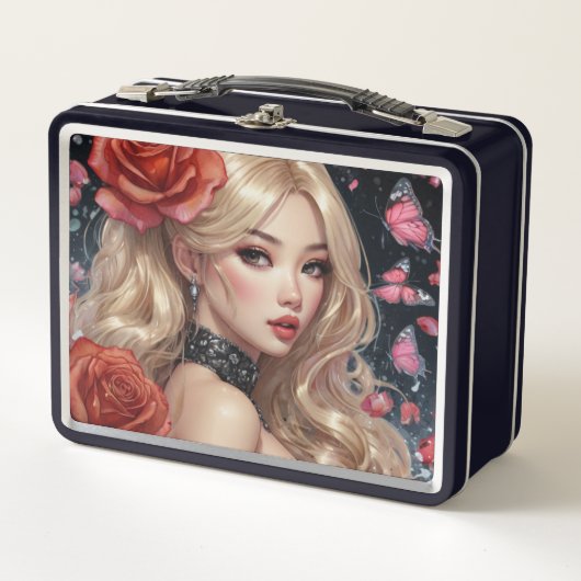 Waterverf Anime Metal Lunchbox (Voorkant)