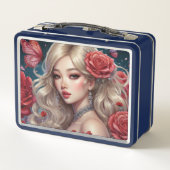 Waterverf Anime Metal Lunchbox (Achterkant)