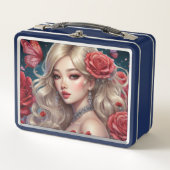 Waterverf Anime Metal Lunchbox (Voorkant)