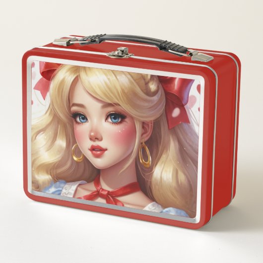 Waterverf anime Metal Lunchbox (Voorkant)