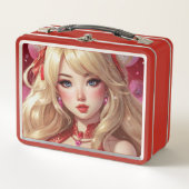 Waterverf Anime Metal Lunchbox (Voorkant)