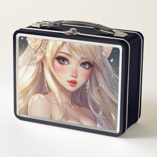 Waterverf Anime Metal Lunchbox (Voorkant)