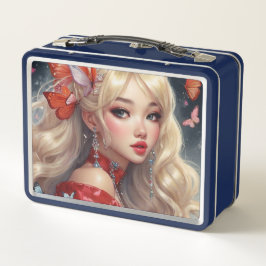 Waterverf Anime Metal Lunchbox
