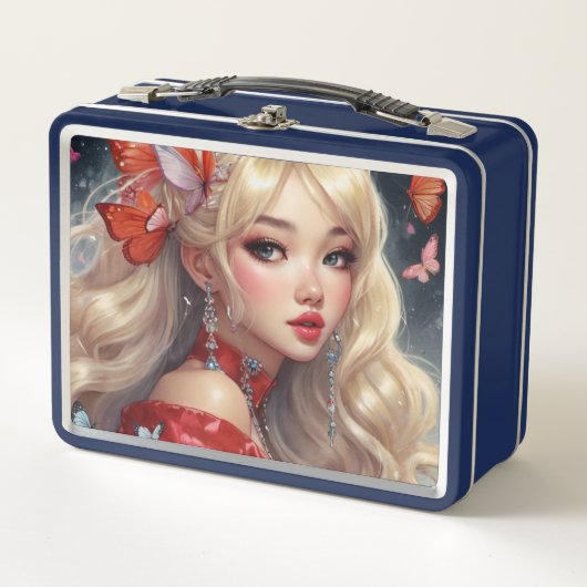 Waterverf Anime Metal Lunchbox (Voorkant)