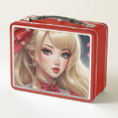 Waterverf anime Metal Lunchbox (Achterkant)
