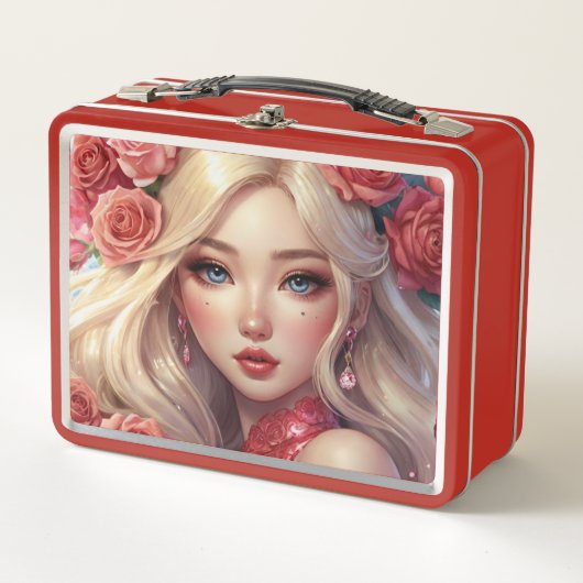 Waterverf Anime Metal Lunchbox (Voorkant)