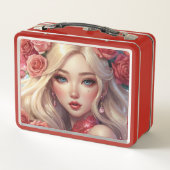 Waterverf Anime Metal Lunchbox (Achterkant)
