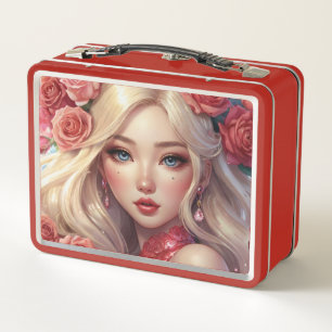 Waterverf Anime Metal Lunchbox